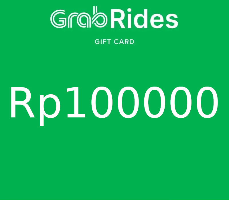 Grab Rides IDR 100000 Подарочная карта ID