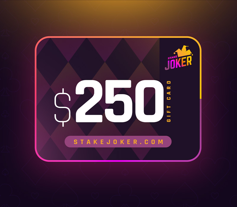 StakeJoker $250 Подарочная карта