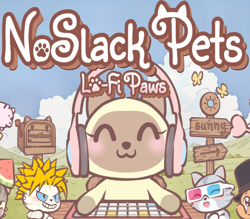 NoSlack Pets: Lo-Fi Paws PC Steam Ключ