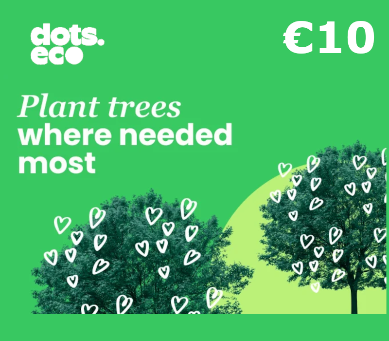 Dots.eco - Plant Trees Where Needed Most EUR 10 Подарочная карта GR