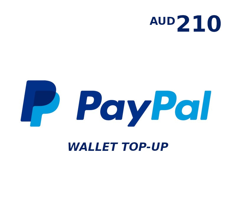 PayPal Wallet AUD 210 Top Up