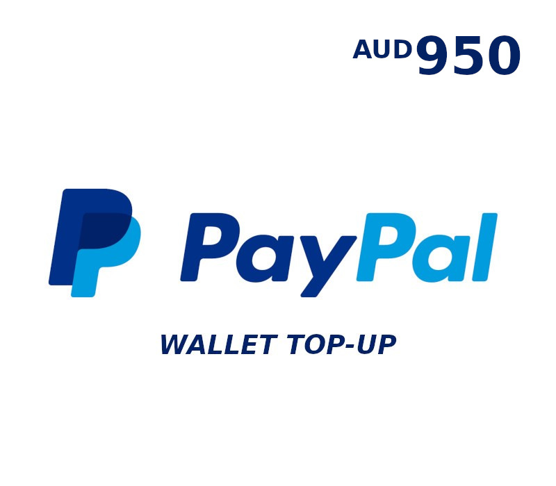 PayPal Wallet AUD 950 Top Up
