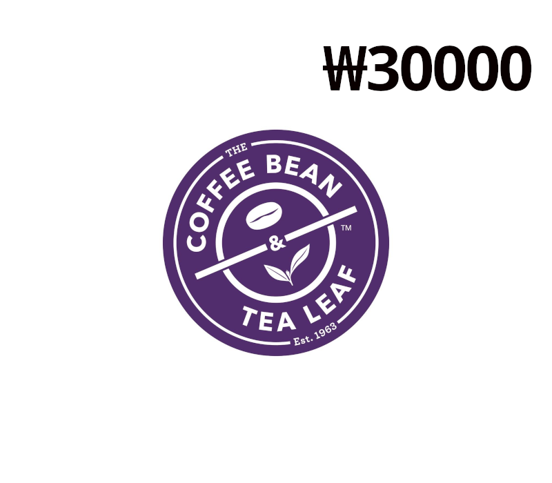 Coffee Bean & Tea Leaf KRW 30000 Подарочная карта KR