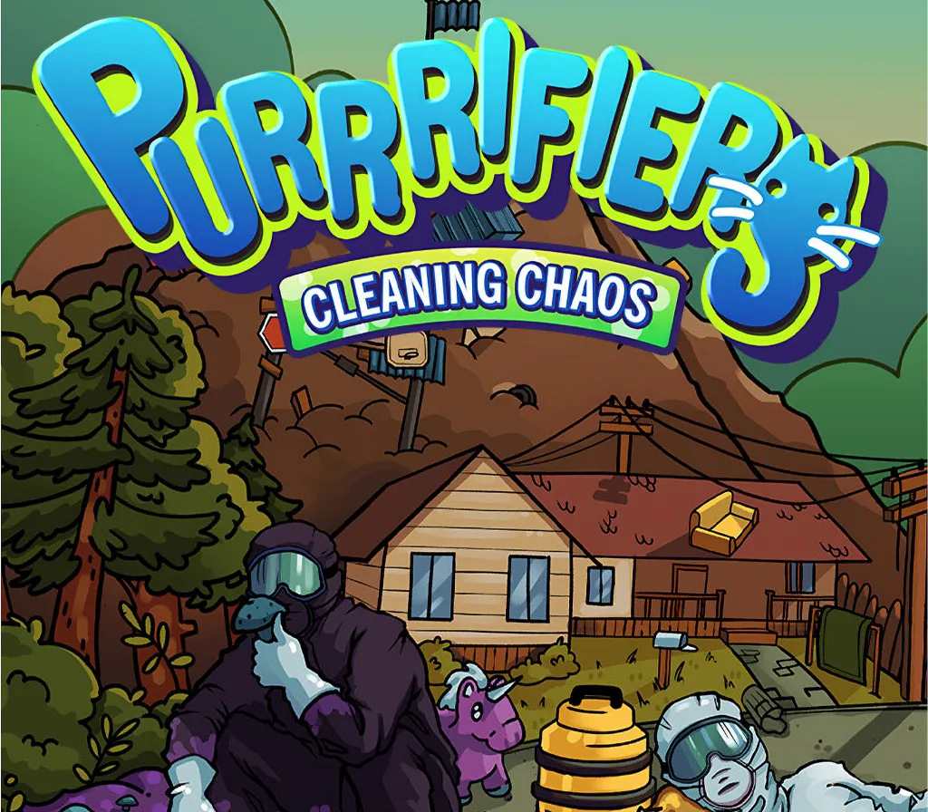 Purrrifiers: Cleaning Chaos – Cats & Goofylike Co-op PC Steam Ключ
