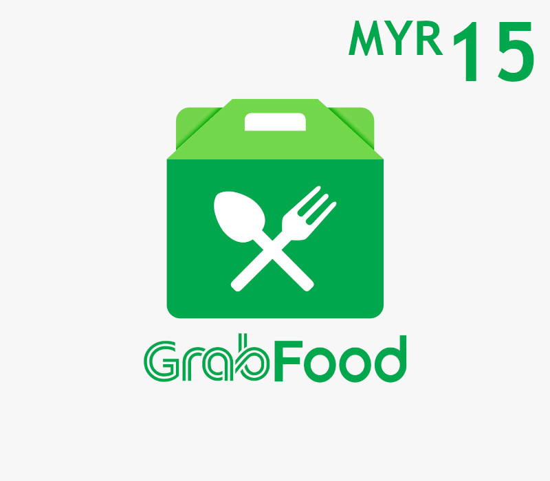 Grab Food MYR 15 Подарочная карта MY