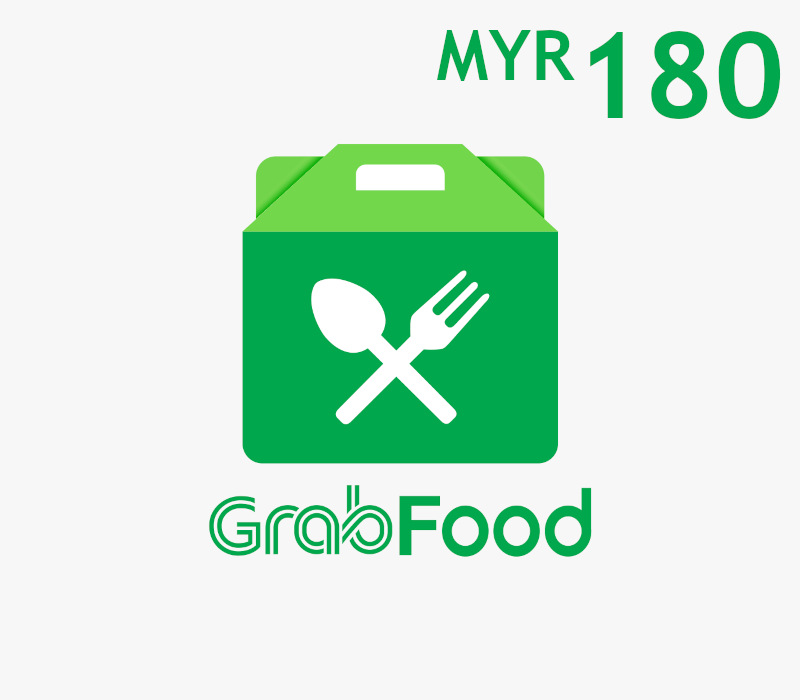 Grab Food MYR 180 Подарочная карта MY