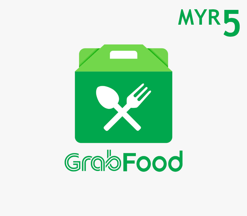 Grab Food MYR 5 Подарочная карта MY