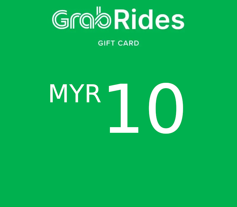 Grab Rides MYR 10 Подарочная карта MY