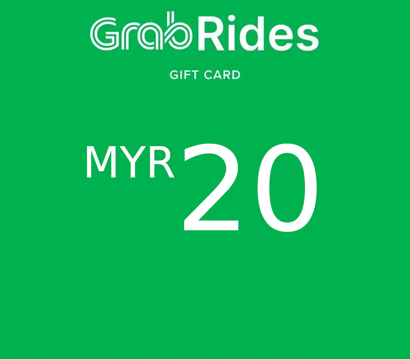Grab Rides MYR 20 Подарочная карта MY