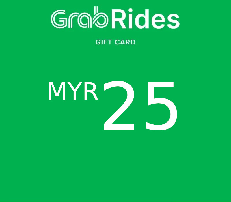 Grab Rides MYR 25 Подарочная карта MY