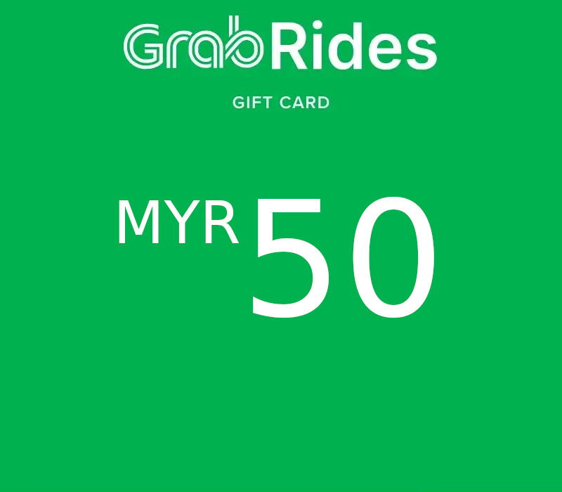 Grab Rides MYR 50 Подарочная карта MY