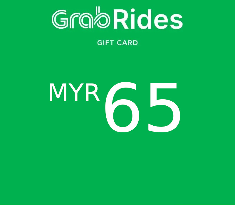 Grab Rides MYR 65 Подарочная карта MY