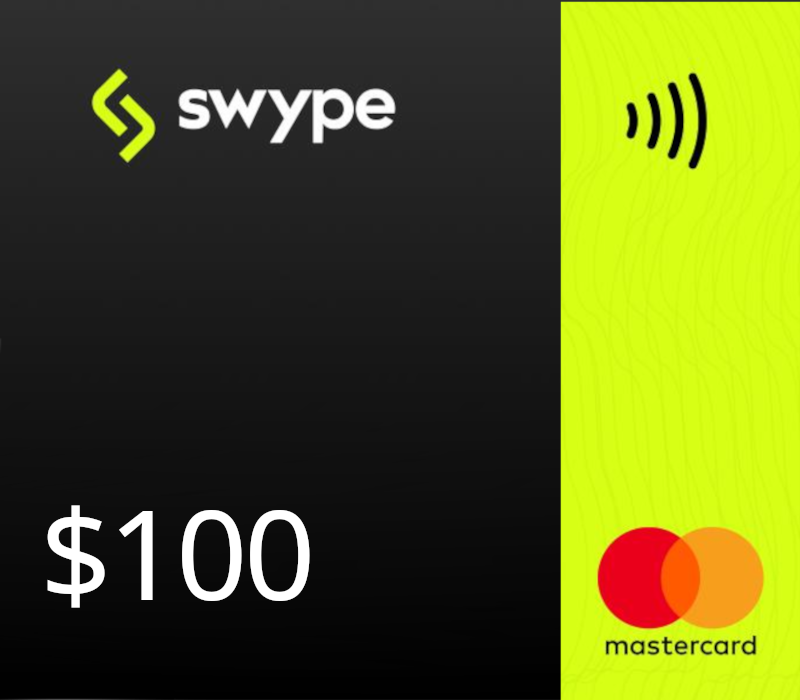 Swype Mastercard USD 100 Подарочная карта