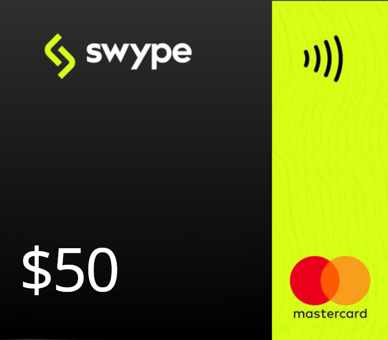 Swype Mastercard USD 50 Подарочная карта