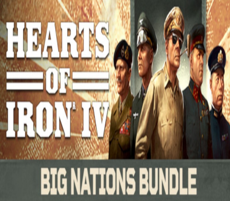 Hearts of Iron IV: Big Nations Набор PC Steam Ключ