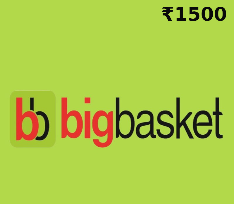 BigBasket INR 1500 Подарочная карта IN