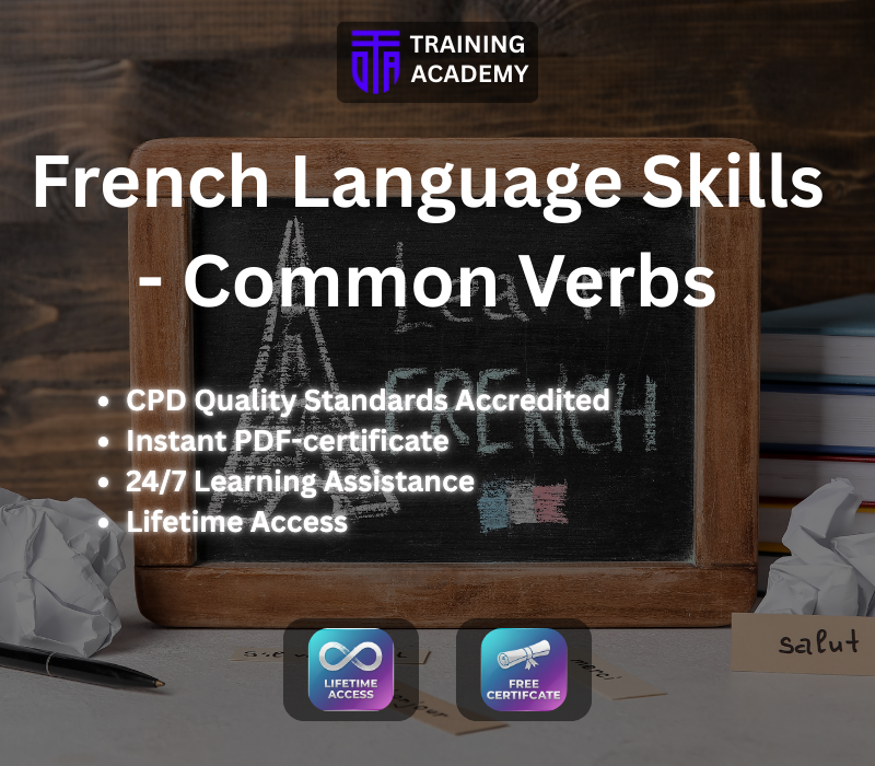 French Language Skills - Common Verbs Course Online Training Academy