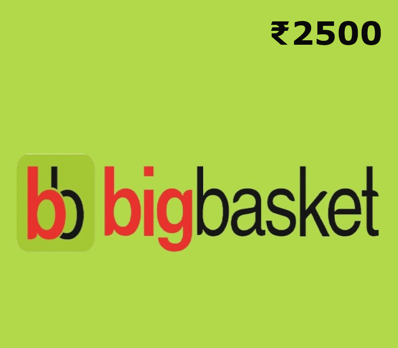 BigBasket INR 2500 Подарочная карта IN
