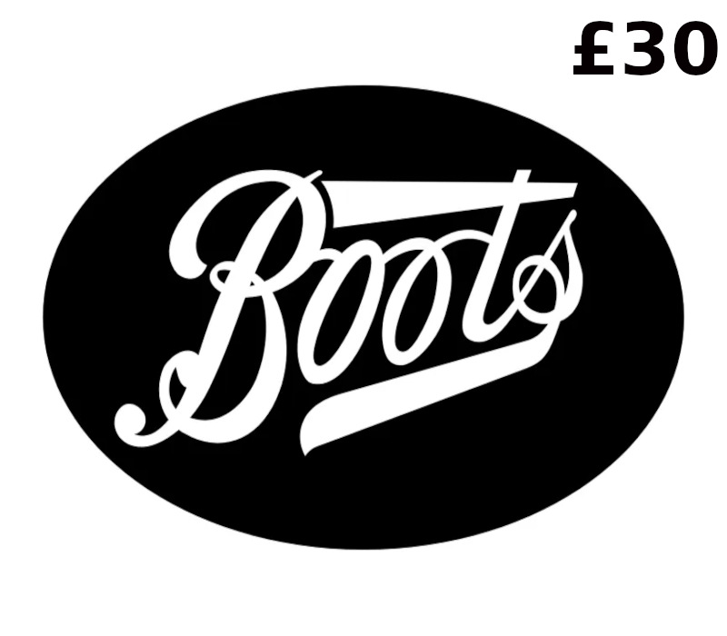 Boots Digital GBP 30 Подарочная карта UK