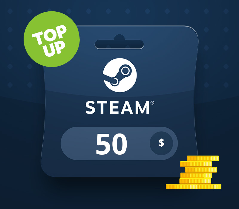 Steam USD 50 Top Up CIS