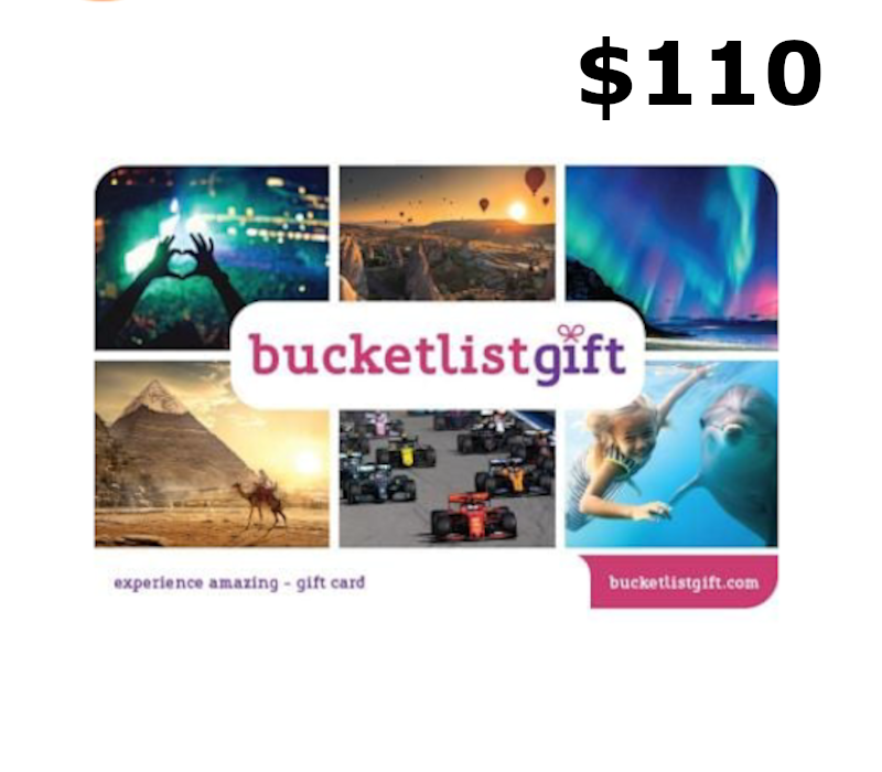 BucketlistGift USD 110 Подарочная карта US