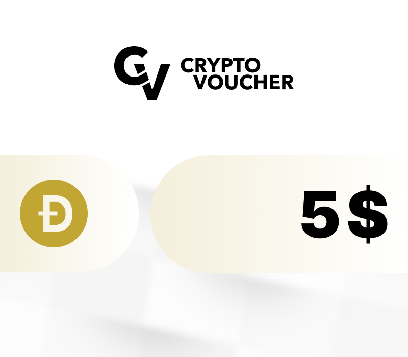 Crypto Voucher (DOGE) USD 5 Подарочная карта