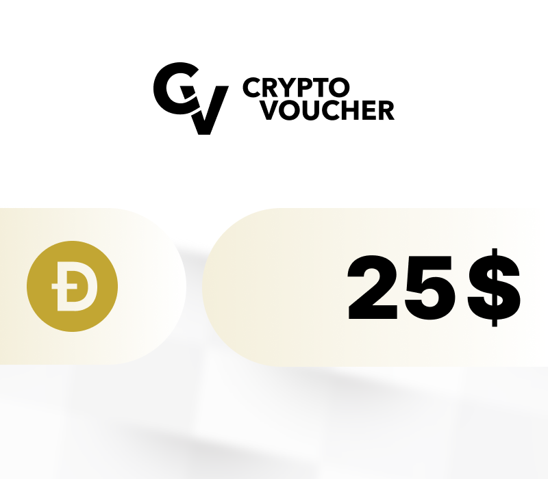 Crypto Voucher (DOGE) USD 25 Подарочная карта