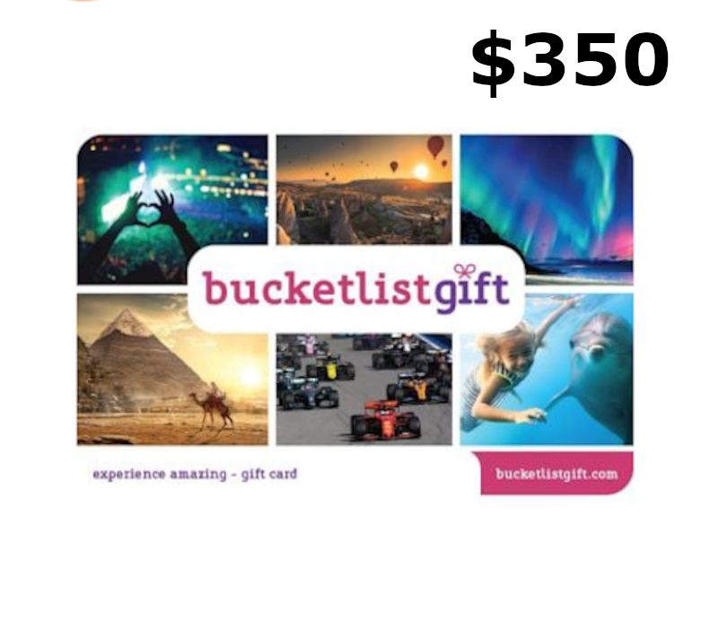 BucketlistGift USD 350 Подарочная карта US