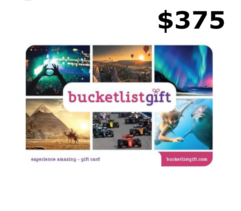 BucketlistGift USD 375 Подарочная карта US