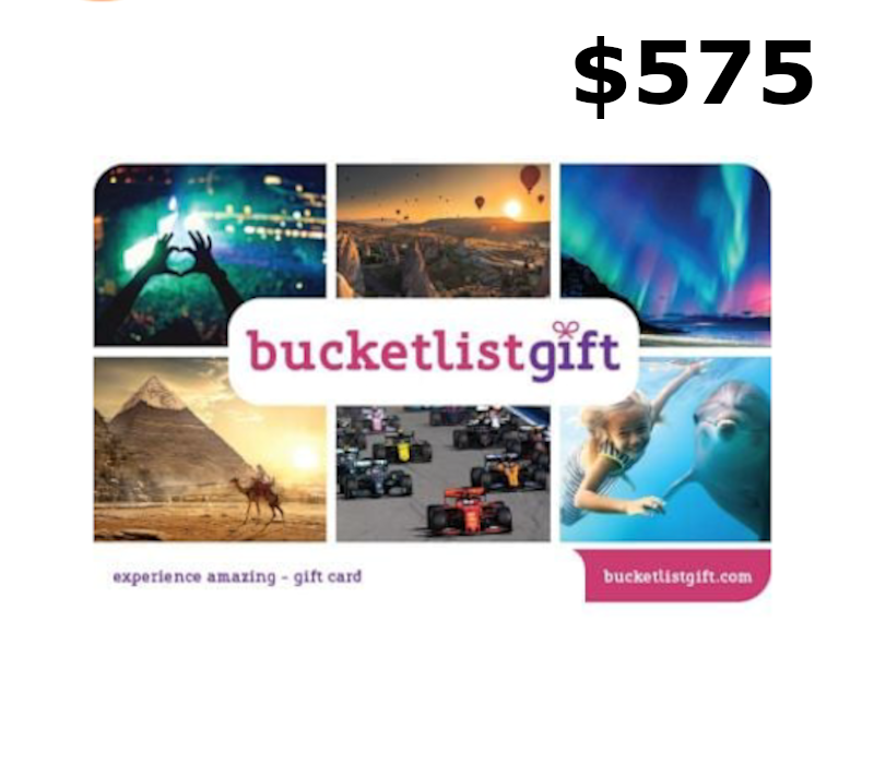 BucketlistGift USD 575 Подарочная карта US