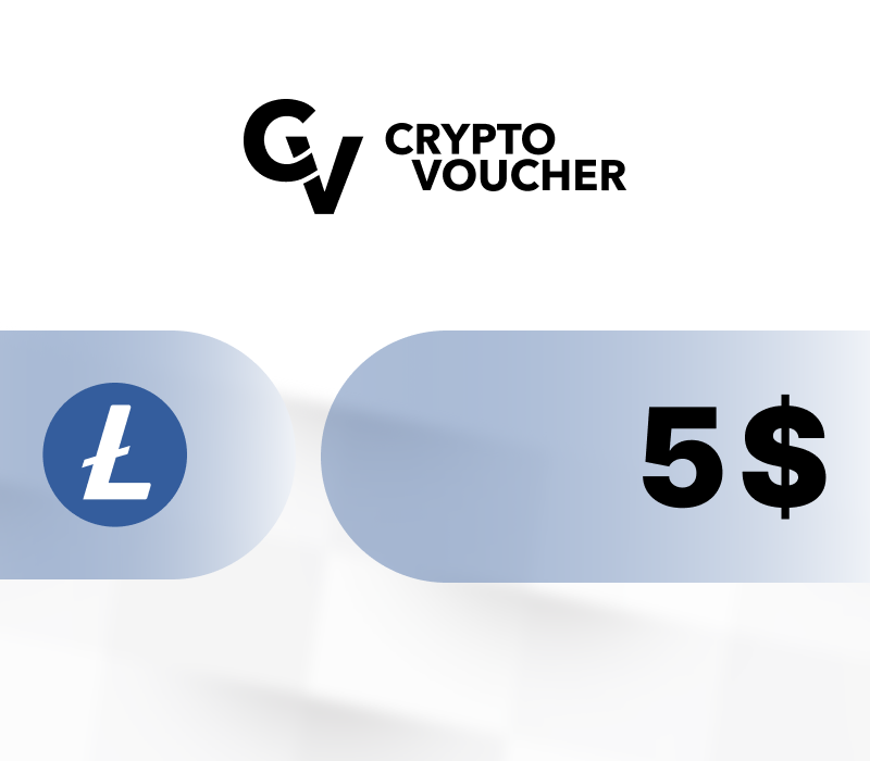 Crypto Voucher (LTC) USD 5 Подарочная карта