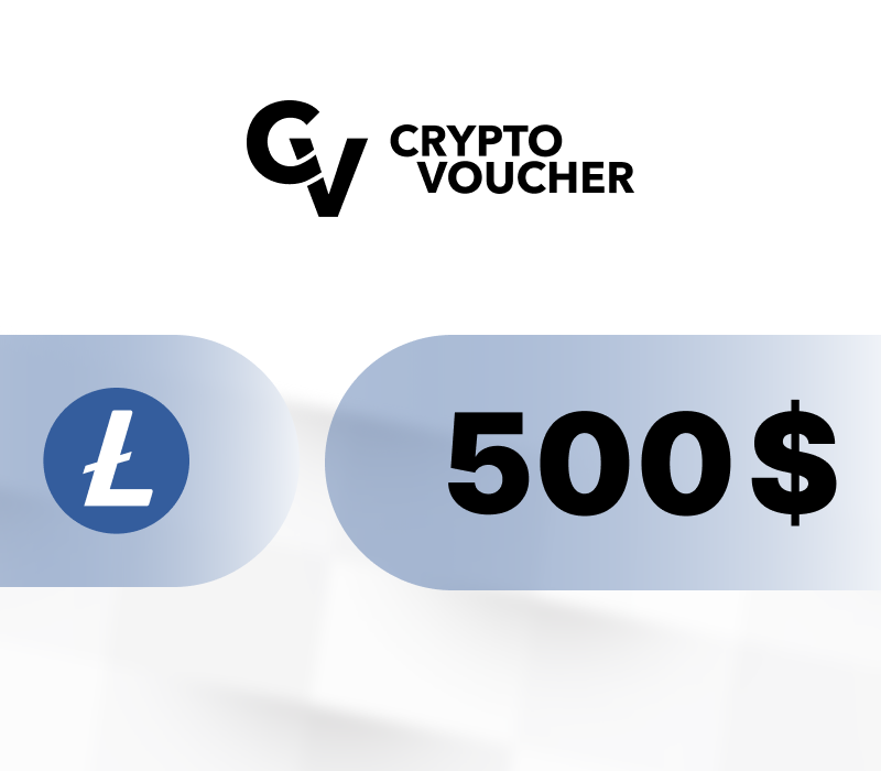 Crypto Voucher (LTC) USD 500 Подарочная карта