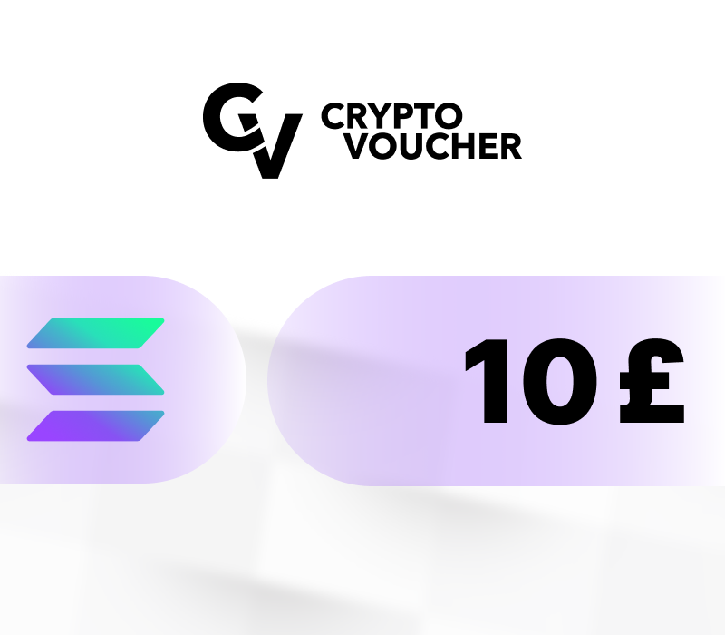 Crypto Voucher (SOL) GBP 10 Подарочная карта