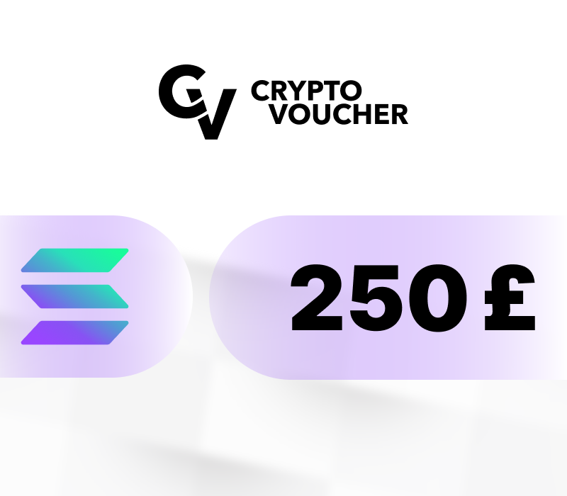 Crypto Voucher (SOL) GBP 250 Подарочная карта
