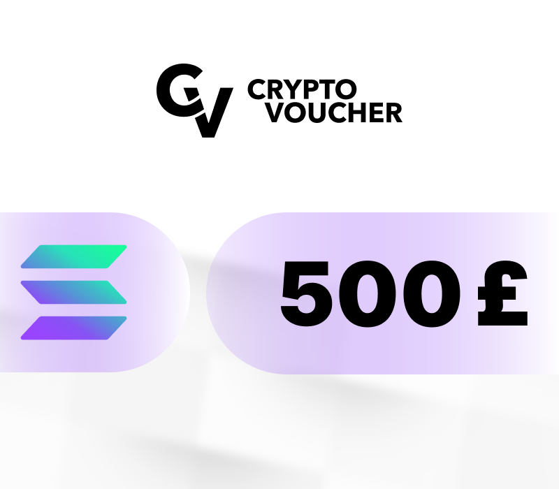 Crypto Voucher (SOL) GBP 500 Подарочная карта