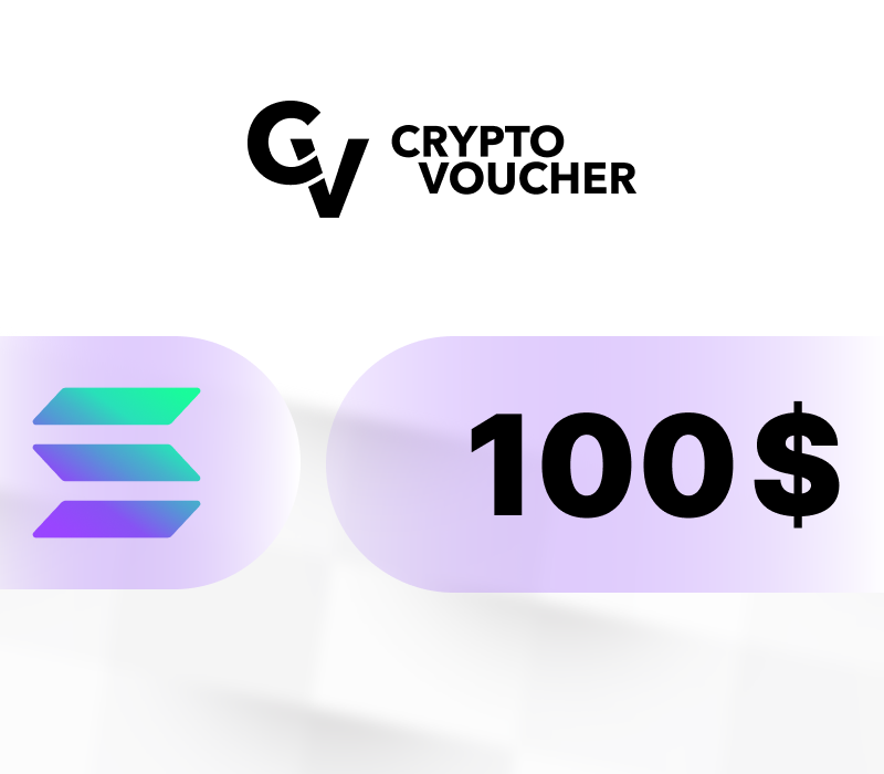 Crypto Voucher (SOL) USD 100 Подарочная карта