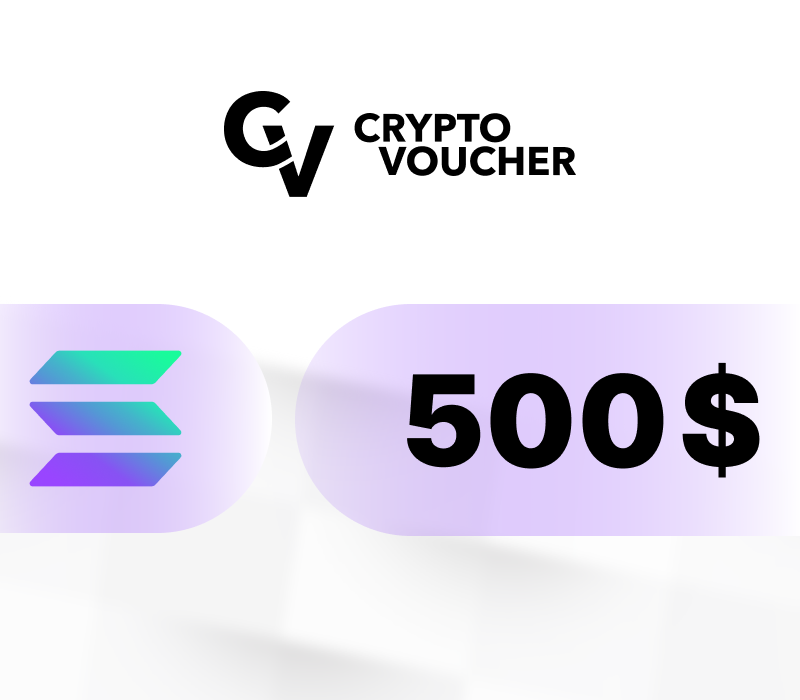 Crypto Voucher (SOL) USD 500 Подарочная карта
