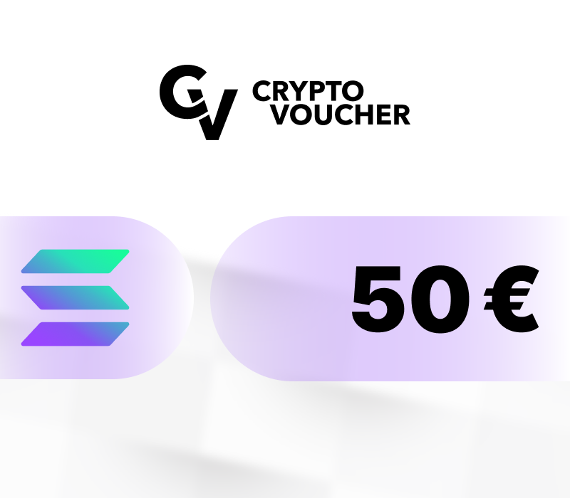 Crypto Voucher (SOL) EUR 50 Подарочная карта