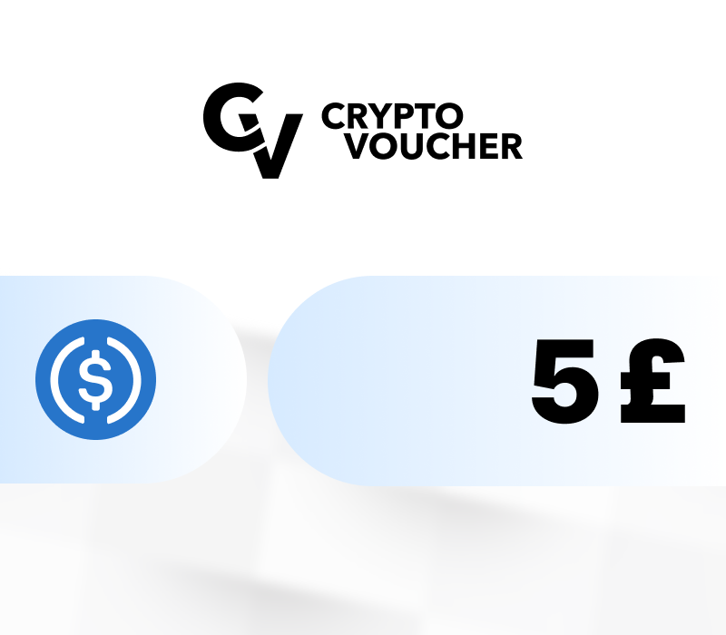 Crypto Voucher (USDC) GBP 5 Подарочная карта