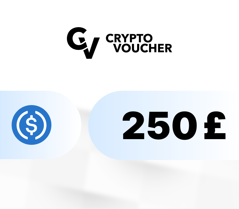Crypto Voucher (USDC) GBP 250 Подарочная карта