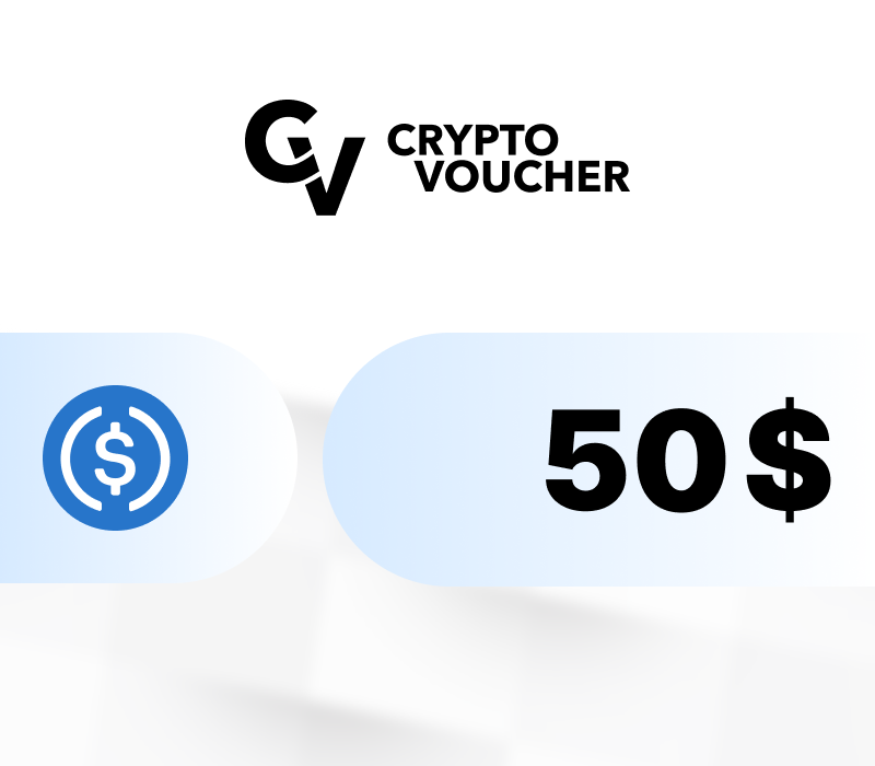 Crypto Voucher (USDC) USD 50 Подарочная карта