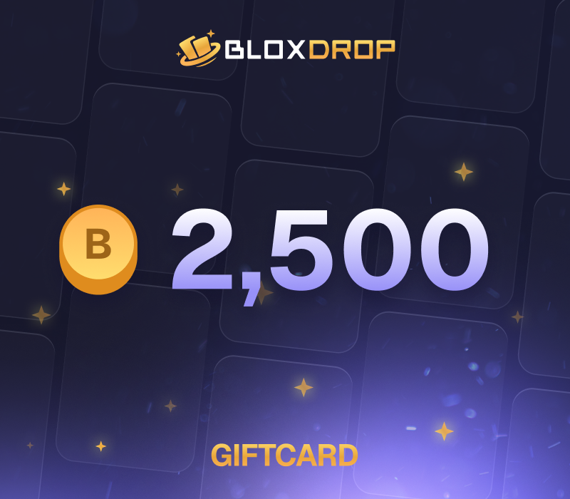 BloxDrop 2,500 Coins Подарочная карта