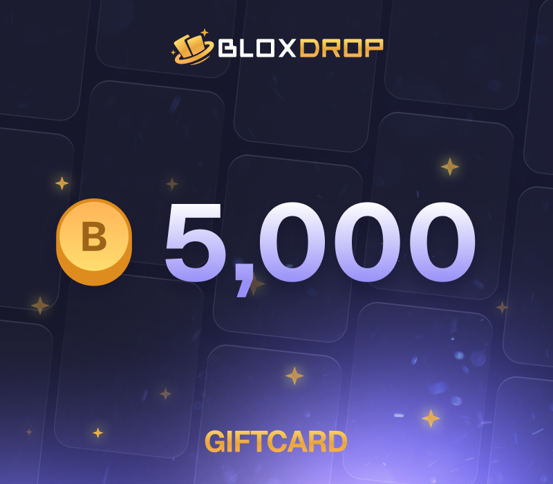 BloxDrop 5,000 Coins Подарочная карта