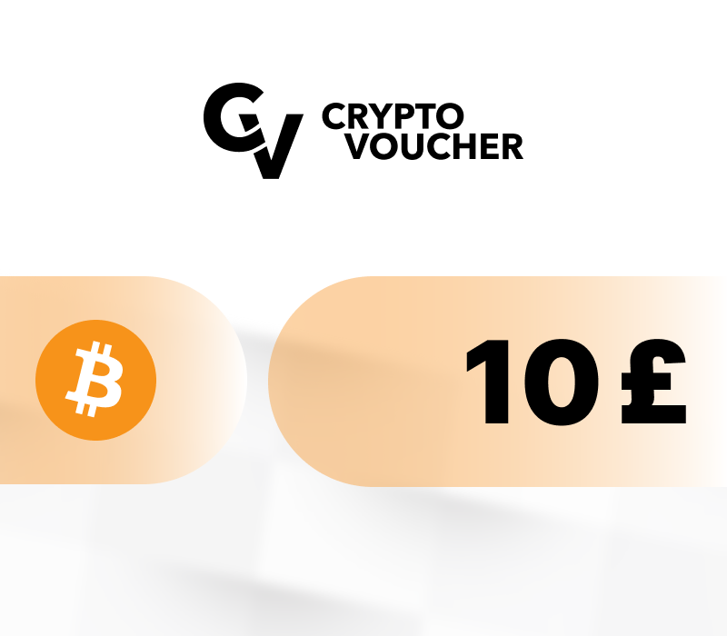 Crypto Voucher (BTC) GBP 10 Подарочная карта