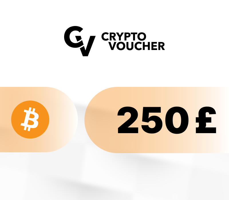 Crypto Voucher (BTC) GBP 250 Подарочная карта