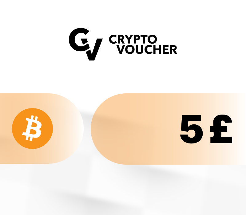 Crypto Voucher (BTC) GBP 5 Подарочная карта