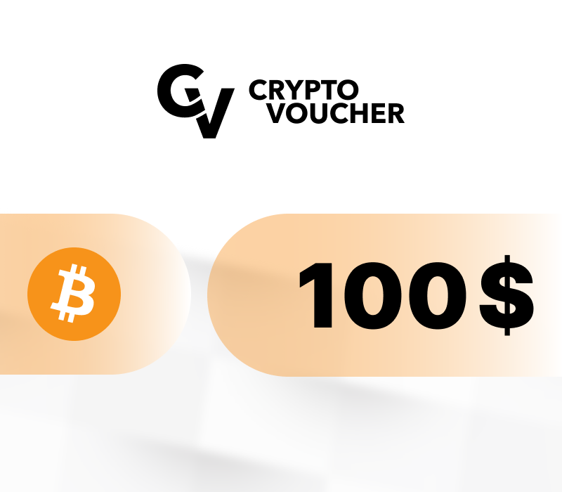 Crypto Voucher (BTC) USD 100 Подарочная карта