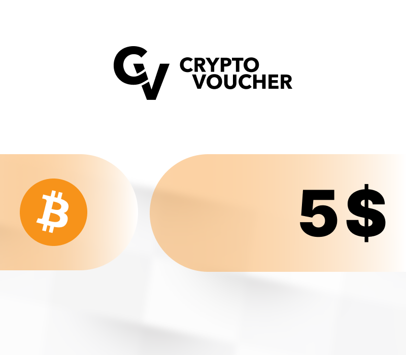 Crypto Voucher (BTC) USD 5 Подарочная карта