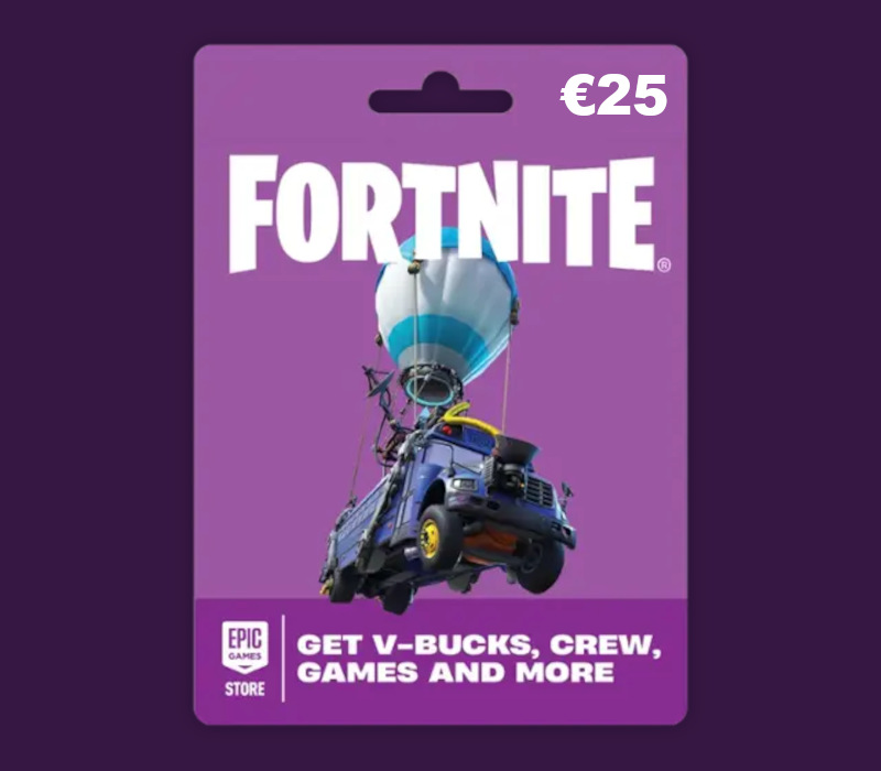 Fortnite EUR 25 PC Epic Games Подарочная карта EU