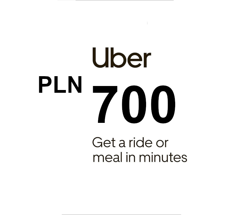Uber PLN 700 Подарочная карта PL